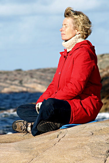 Kristina mediterar